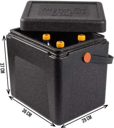 Thermo Future Box | Shoppingbox Transportbox und Isolierbox | Kühlbox Thermobox Warmhaltebox mit Dec