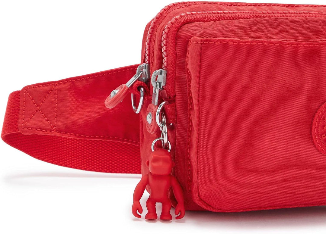 Kipling Damen Abanu Multi Crossbody, Red Rot, 19x13x8 cm (B x H T) EU Red Rouge, Red Rouge