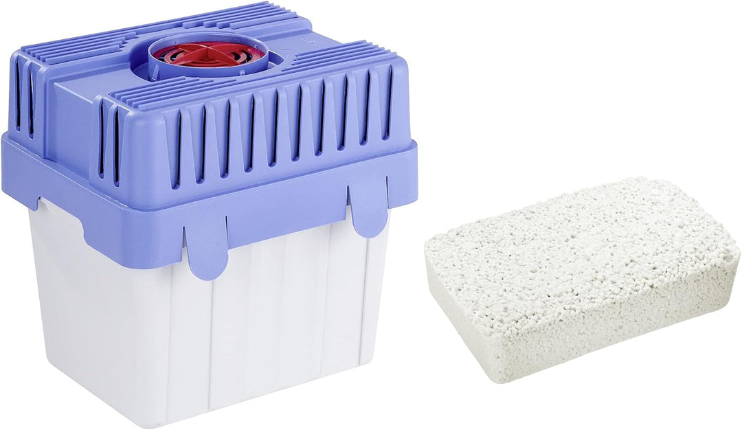 WENKO Feuchtigkeitskiller mit 5 kg Granulatblock, Raumentfeuchter, fasst bis zu 8 l Feuchtigkeit, la