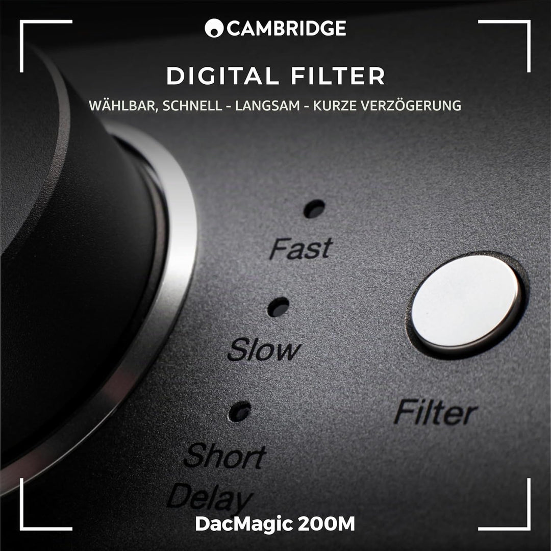 Cambridge Audio DacMagic 200M - MQA HiFi DAC und Kopfhörerverstärker mit Bluetooth - PC/MAC-Unterstü