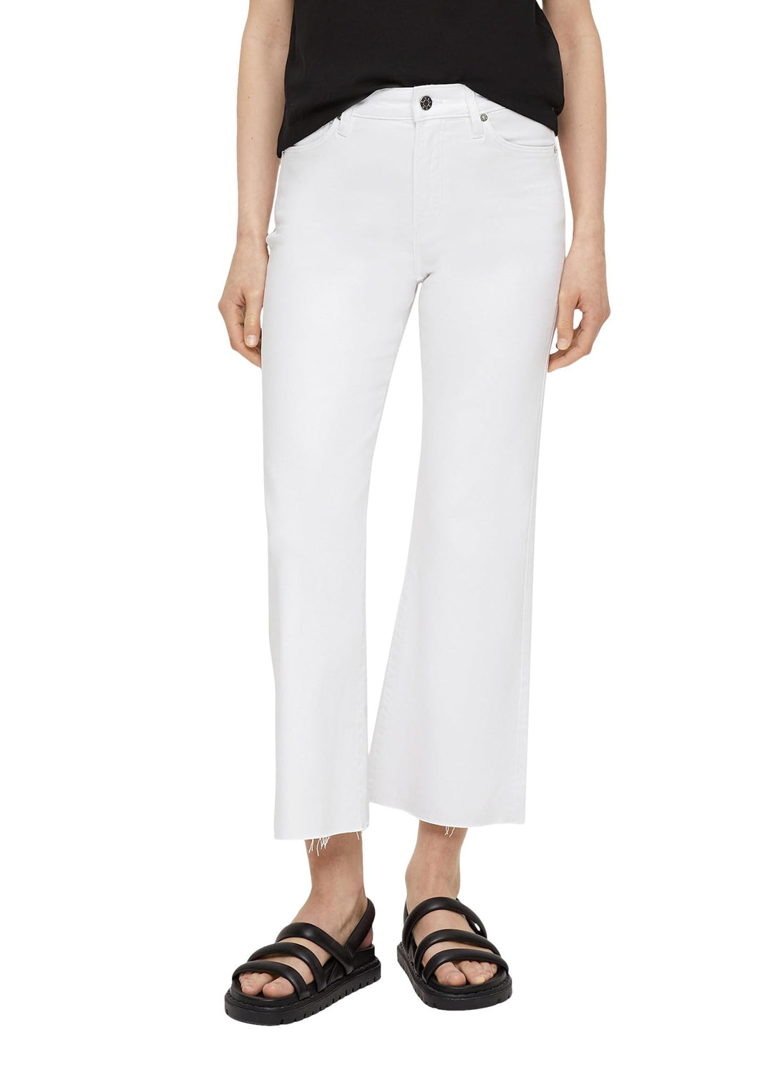 s.Oliver Damen Jeans, Flared Leg 36 Weiss 01z8, 36 Weiss 01z8
