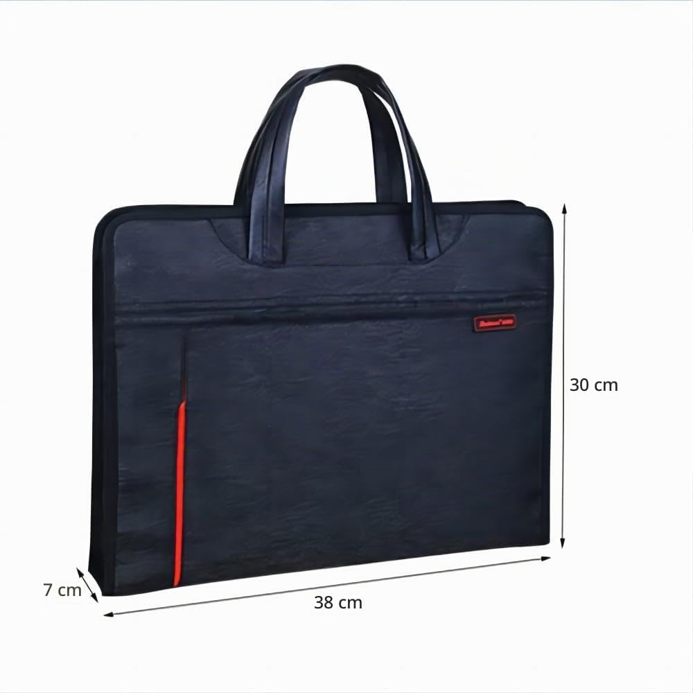 Dokumententasche B4 Tragetasche Oxford Aktentasche Office Business Beutel mit Reissverschluss Datei