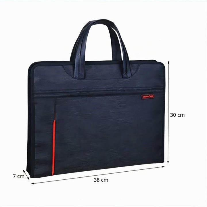 Dokumententasche B4 Tragetasche Oxford Aktentasche Office Business Beutel mit Reissverschluss Datei