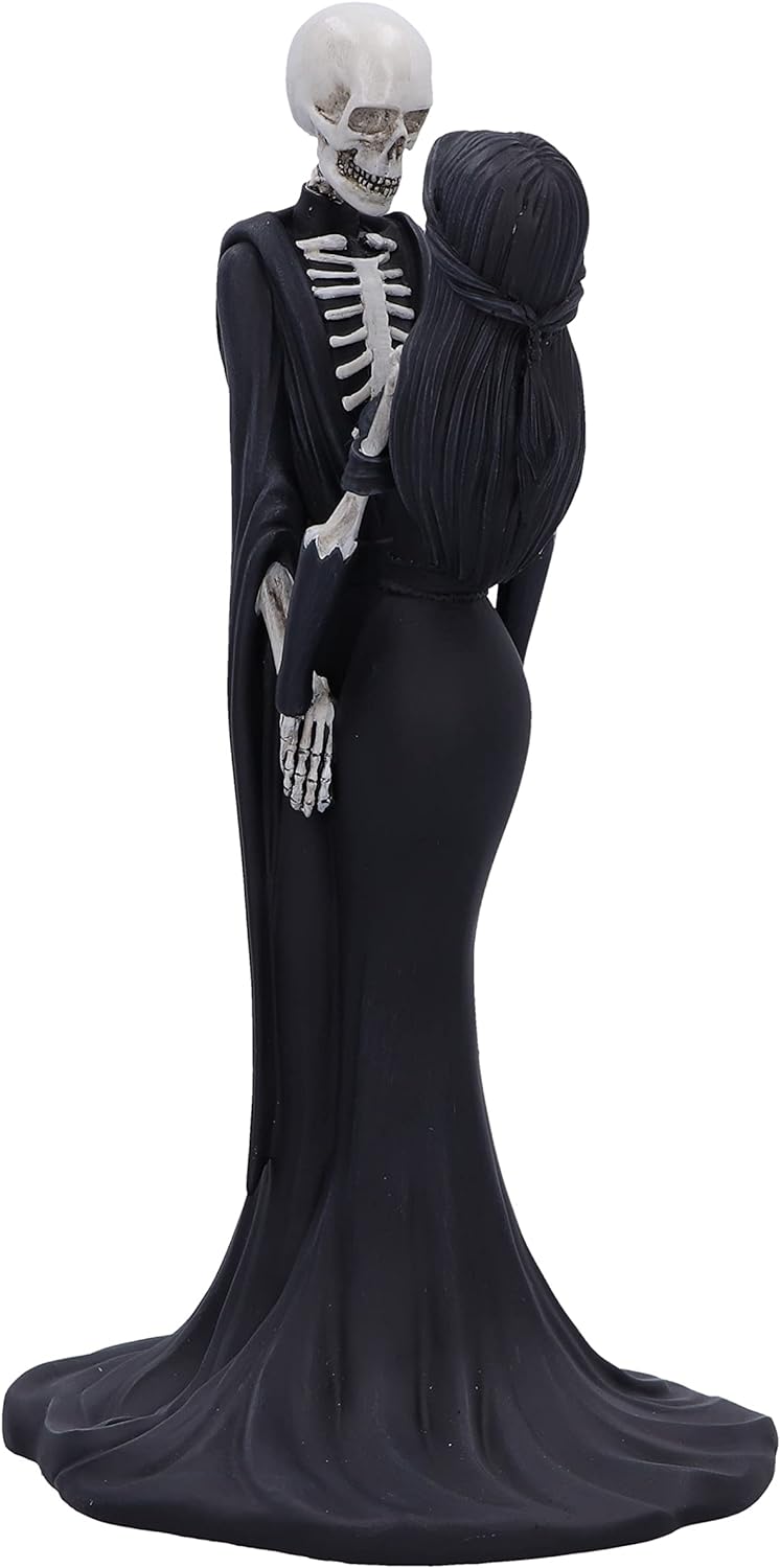 Nemesis Now Eternal Vow 24 cm, Kunstharz, Gothic-Hochzeitsgeschenk, Skelett-Gelübde-Figur, gegossen