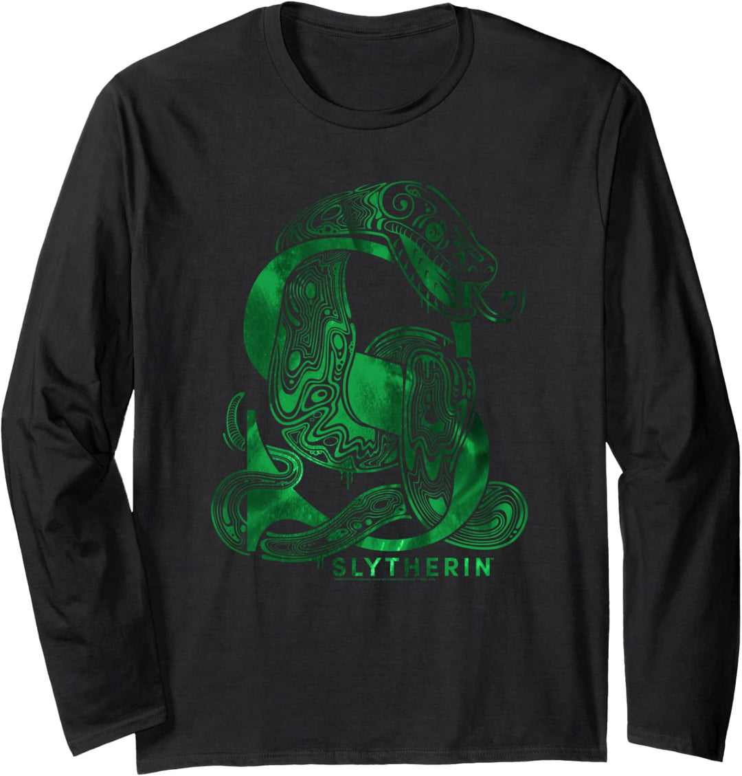 Harry Potter Slytherin S Logo Langarmshirt