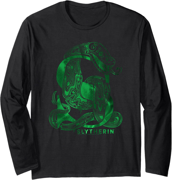 Harry Potter Slytherin S Logo Langarmshirt