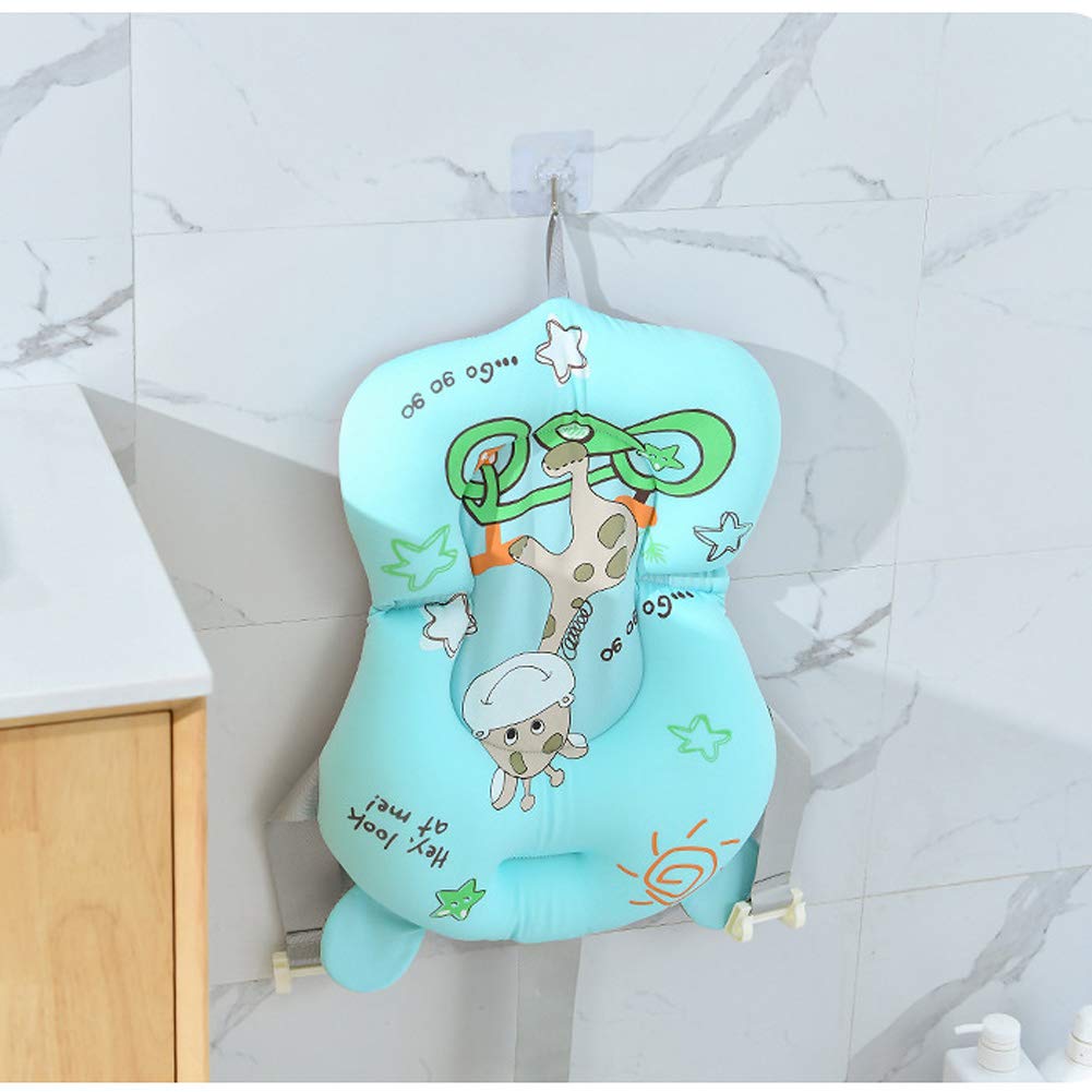 Babywannenmatte Neugeborene Kleinkind Babywannensitz mit Sicherheitsgurt Babywannenkissen Baby Rutsc