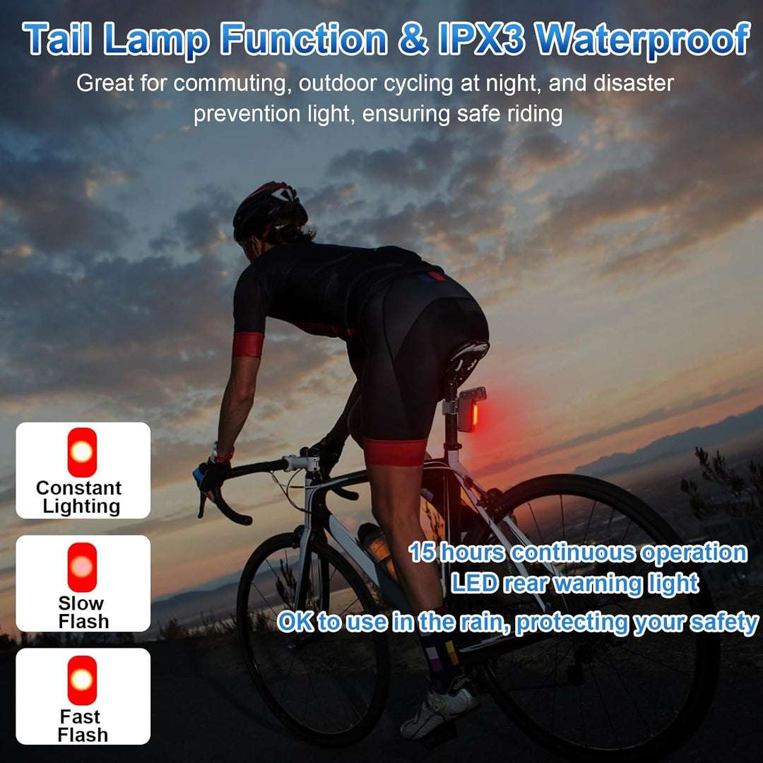 Mini-Actioncam 1080P 120° Weitwinkel 19h Akku IPX3 für Fahrrad/Motorra | Loop-Aufnahme, 512GB SD-kom