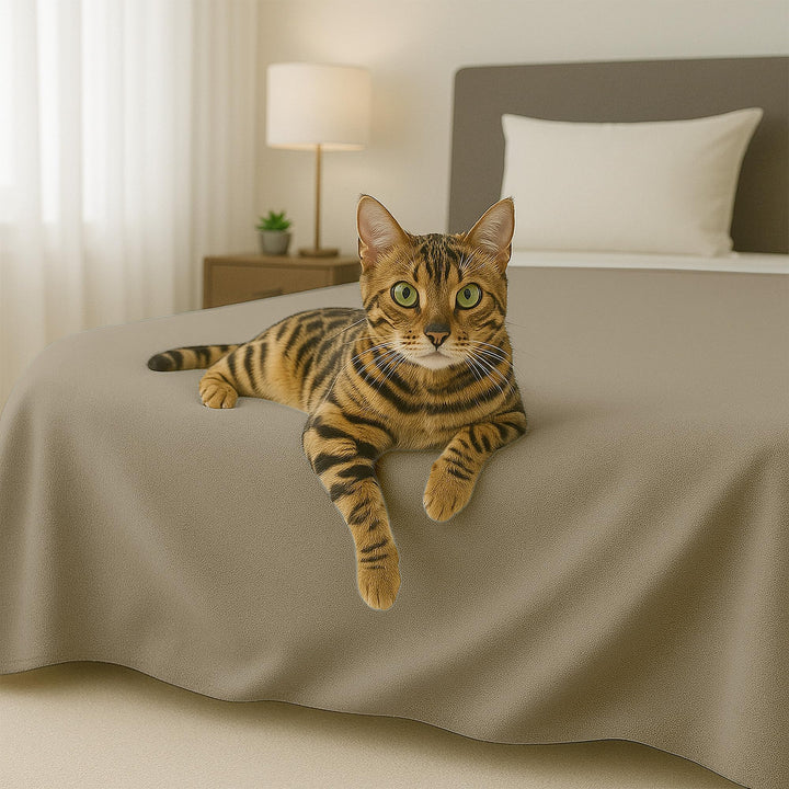 Byour3 - Bettüberwurf Bio-Baumwolle Gemischte Doppelbett Einzelbett Queen Size Bettdecke Sommer Früh