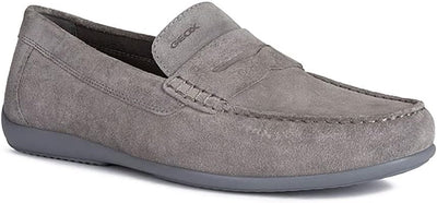 Geox Herren U Ascanio A Mokassins 42 EU Grau, 42 EU Grau