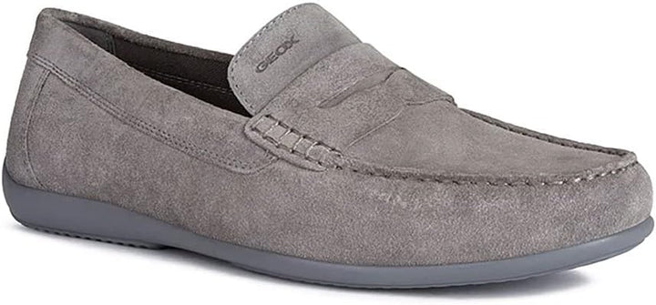Geox Herren U Ascanio A Mokassins 42 EU Grau, 42 EU Grau