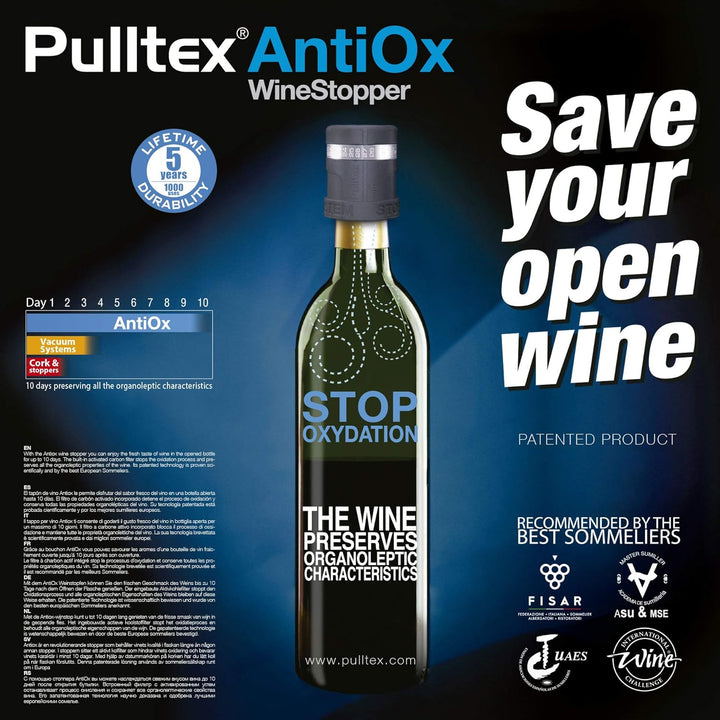 Pulltex Weinverschluss Antiox