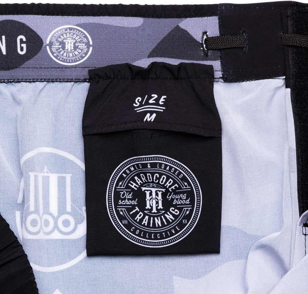 Hardcore Training Fight Shorts Kurze Hose Herren MMA BJJ Grappling Fitness Boxen Muay Thai No Gi S B