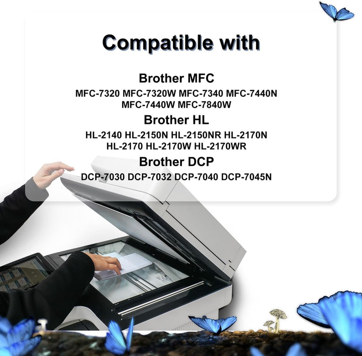 LOSMANN 4X Toner kompatibel als Ersatz für Brother TN-2120 TN2120 für Brother DCP-7030 DCP-7040 DCP-