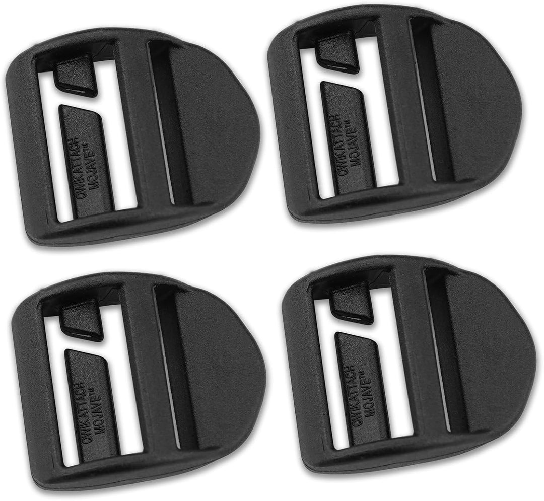 AceCamp® Klemm-Leiterschnalle [25mm – schwarz] - Gurtbefestigung Kofferverschluss - Rucksackverschlu