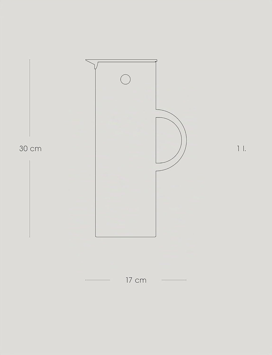 Stelton Isolierkanne EM77 - Doppelwandige Isolierkanne für heisse/kalte Getränke - Tee- &amp; Kaffeekann