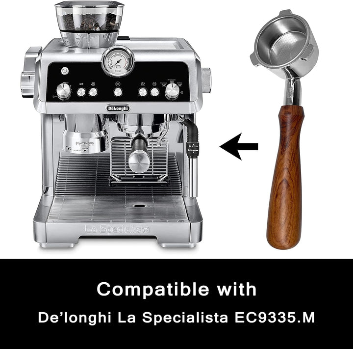 NEOUZA Espresso-Siebträger ohne Boden, 51mm, kompatibel mit Delonghi La Specialista EC9155/93359355/