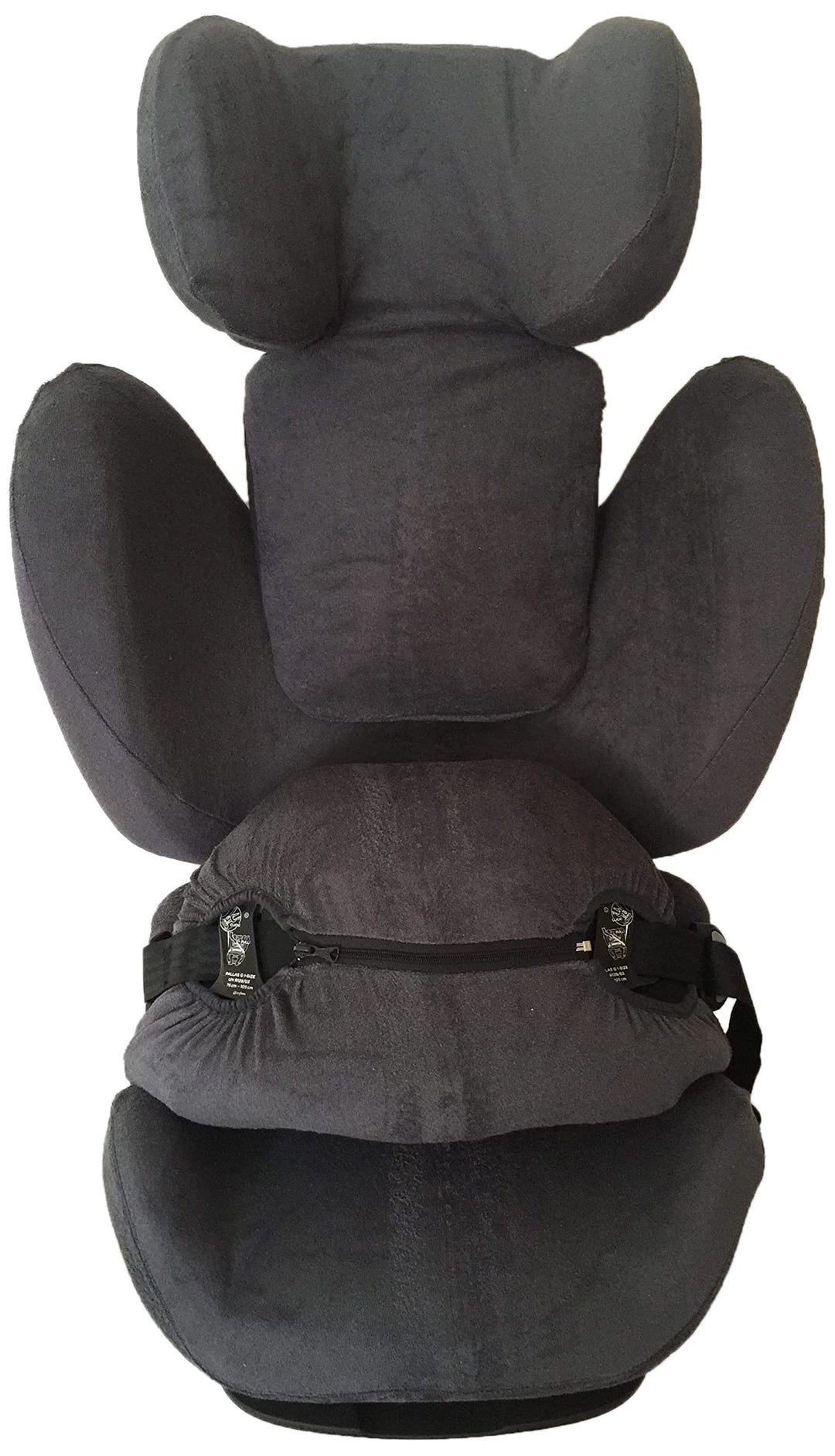 Sommerbezug Schonbezug für Cybex Pallas G I-Size Frottee 100% Baumwolle dunkelgrau**