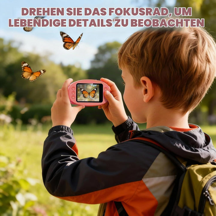 Mikroskop für Kinder, 1000x Digital Mikroskop, Taschenmikroskop Experimente für Kinder ab 6, Kinderm