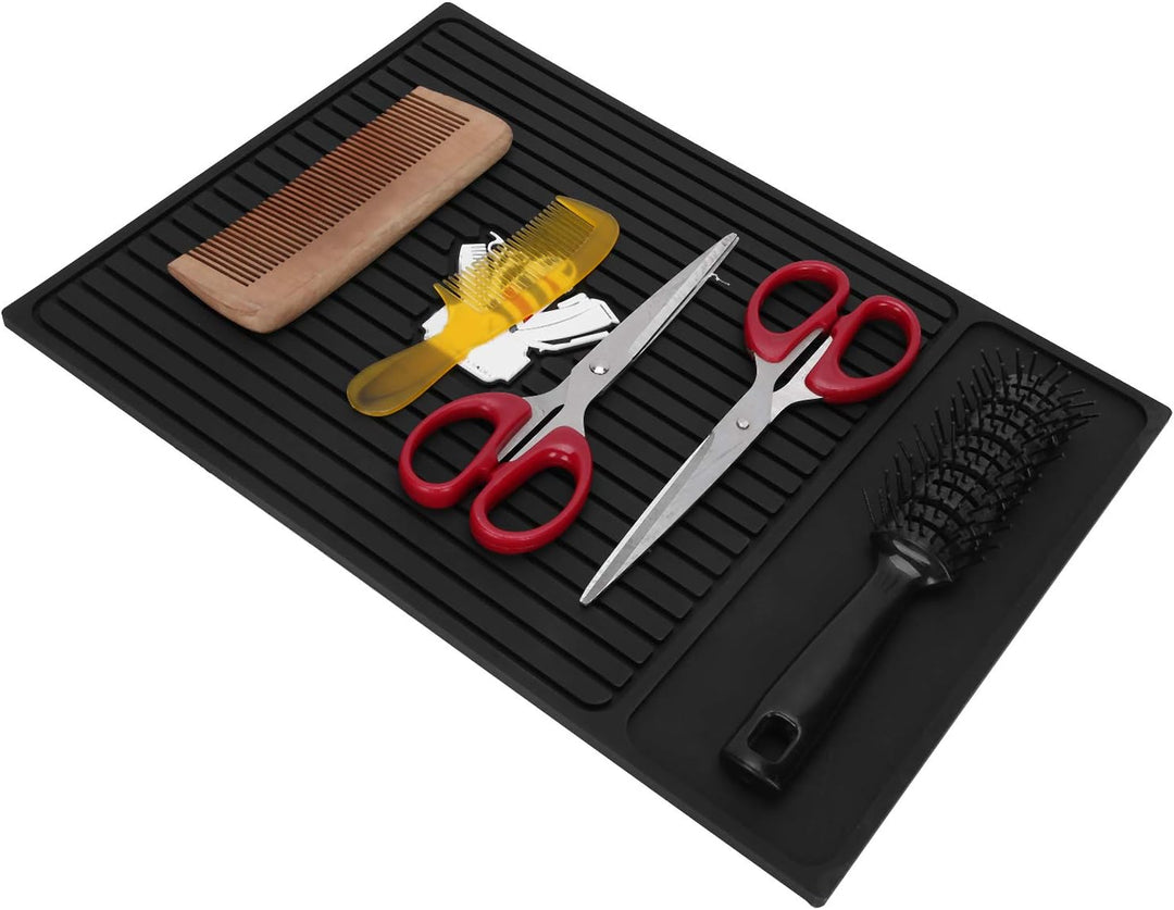 Silikon Anti-Rutsch-Schönheitssalon Tischmatte Haarschneidemaschine Organizer Pad Hitzebeständige Fr