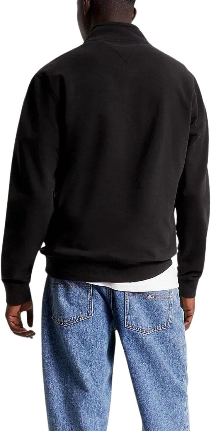 Tommy Jeans Herren Halber Reissverschluss M Schwarz, M Schwarz