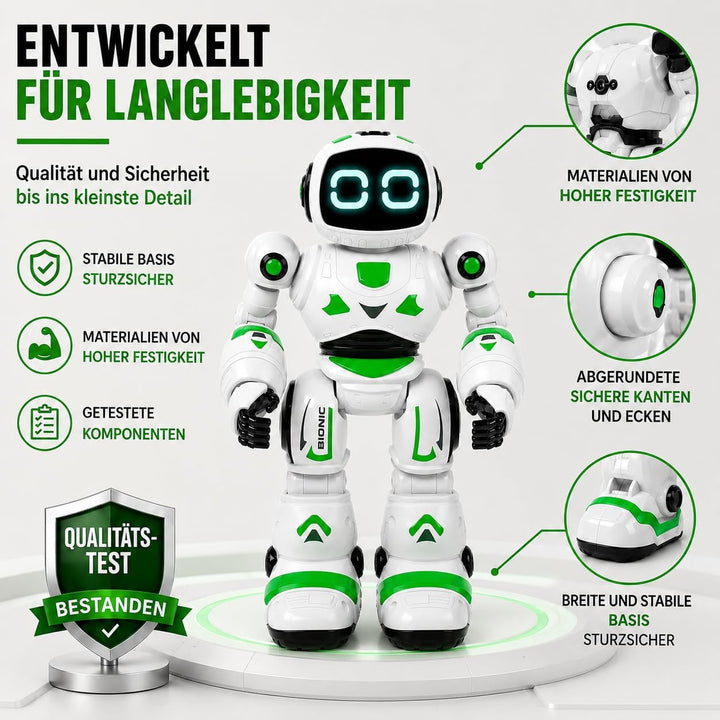 Xtrem Bots - Bionic | Roboter Kinder Ab 5 Jahre | Roboter Spielzeug | Ferngesteuerte, 20 Programmabl