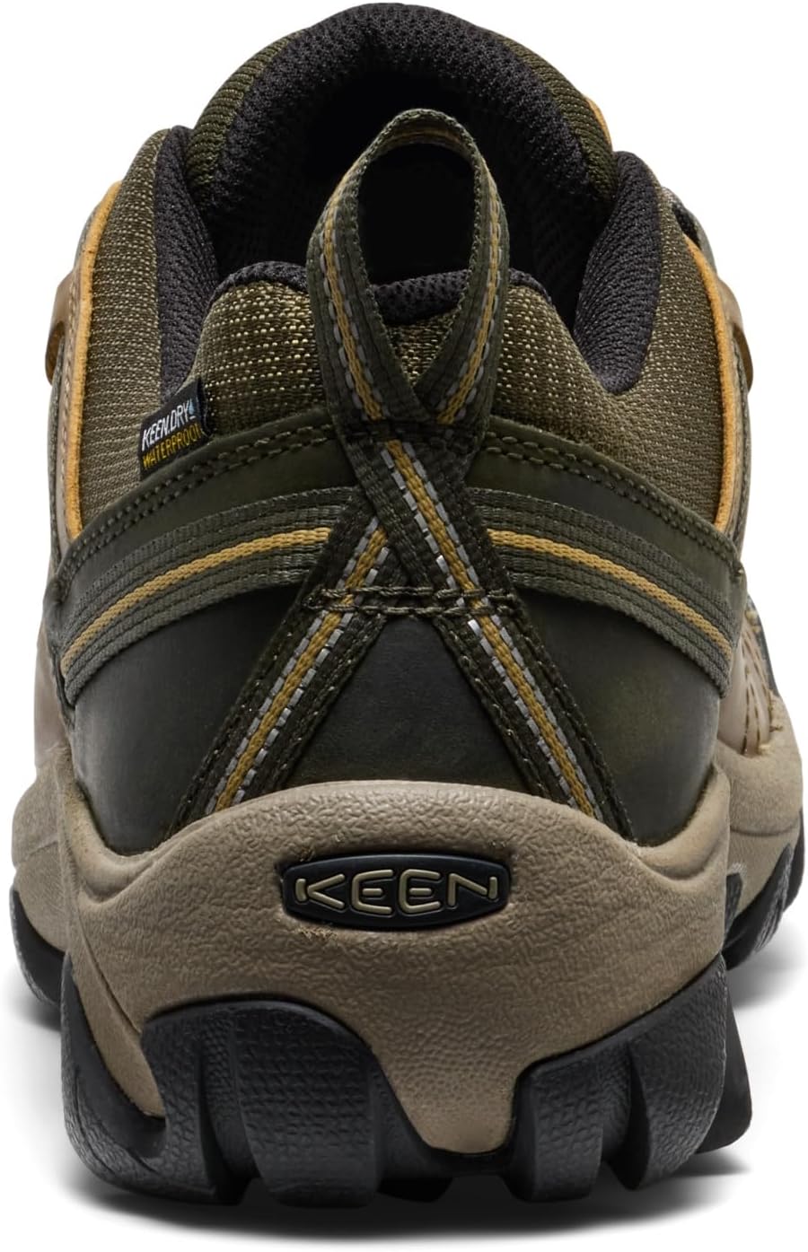 KEEN Targhee 2 Halbhohe wasserfeste Herren-Wanderschuhe 40.5 EU Weit Martini Olive Khaki, 40.5 EU We