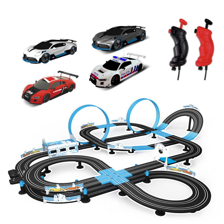 AGM MASETCH High Speed Series Slot Car Race Track Sets - Slot Cars, Rennstrecken &amp; Zubehör Elektrisc