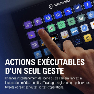 Elgato Stream Deck XL – erweiterter Studio-Controller, 32 Tasten, auslösen von Aktion in Apps und So