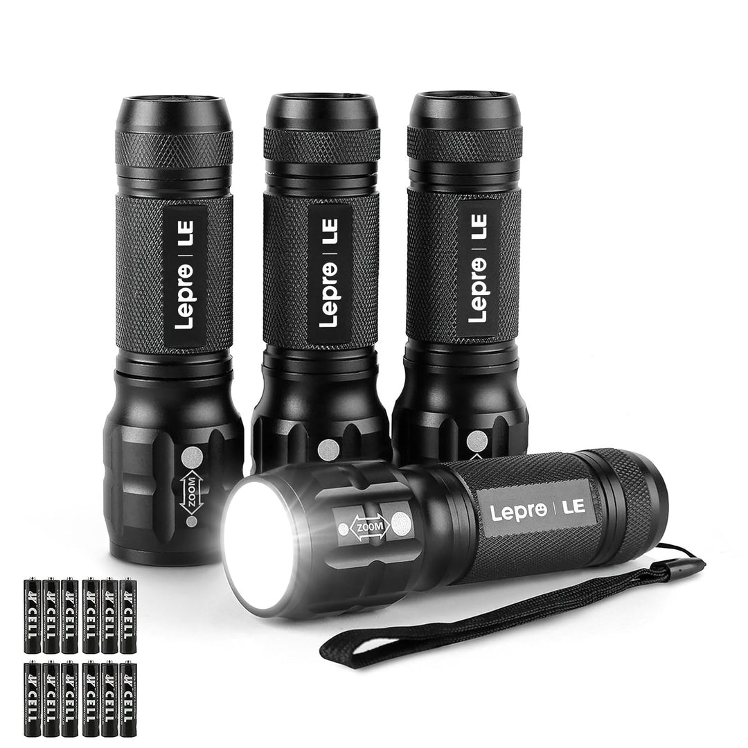LE LED Taschenlampe, LE1000 Leistungsstarke Hand-Taschenlampe, super hell, Taschenformat, leicht, An