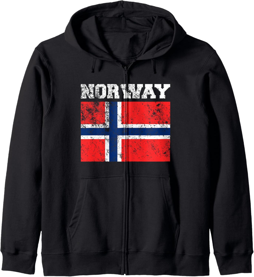 Norwegen Flagge Norwegische Flagge Kapuzenjacke
