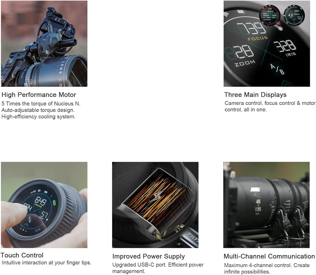 TILTA WLC-T05 Nucleus Nano II Wireless Lens Control System Nucleus N II Compatible Camera Cage DSLR