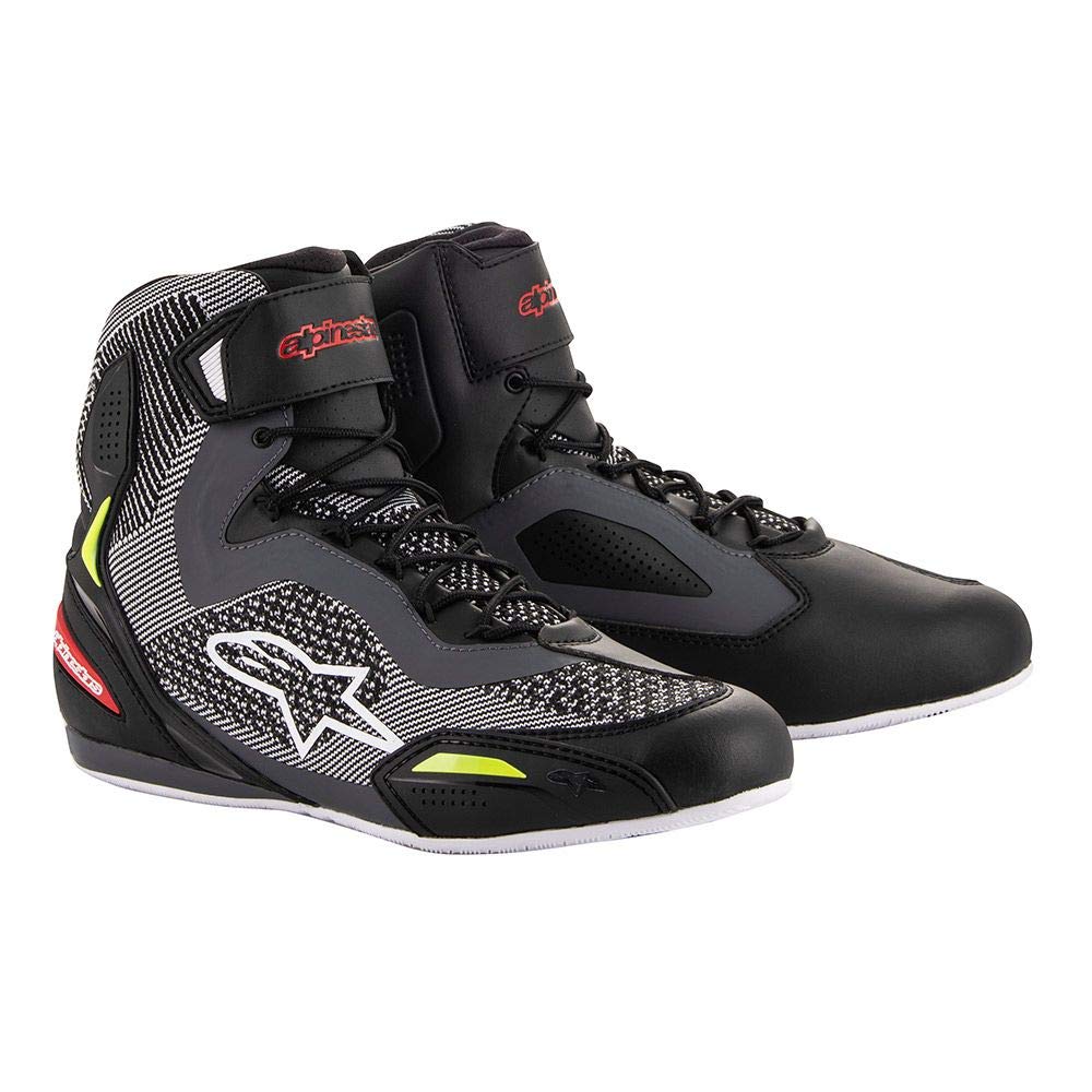 Alpinestars 43 EU Schwarz Grau Neongelb, 43 EU Schwarz Grau Neongelb