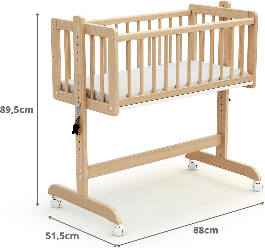 AT4 - Beistellbett ESSENTIEL Lackierte Buche Taille unique Lackierte Buche, Taille unique Lackierte
