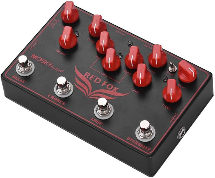 Mosky RED FOX - Multieffektpedal mit Loop-Funktion
