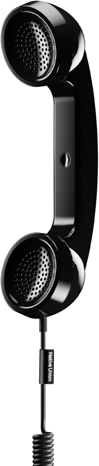 Native Union Pop Phone –Retro-Telefonhörer mit Mikrofon & Lautsprecher, USB-C für iPhone, iPad, Lapt