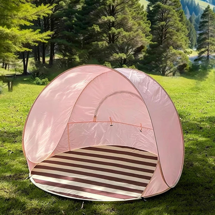Strandzelt Pop-Up Zelts UV 50+, Schnell Aufbaubar, Nie Wieder Sonnenbrand, Sofortiger UV-Schutz Ultr