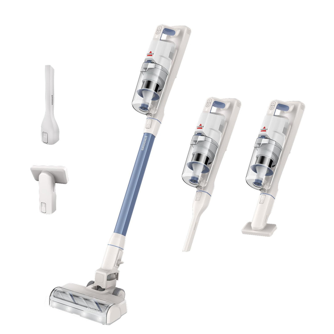 Bissell PowerClean, kabelloser Staubsauger, 200W, LED-Leuchten, Nicht verheddernde Bürstenrolle, 3-i