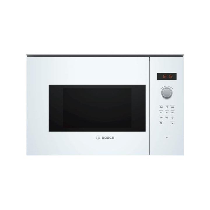 Bosch BFL523MW1F, Serie 4, Mikrowelle, Einbaugerät, Weiss