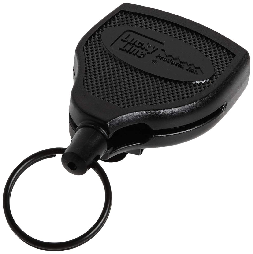 Lucky Line Super 48 Key-Bak 43651 einziehbare Schlüsselrolle, Schwarz