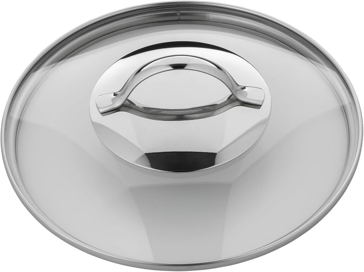 Silit Achat Milchtopf mit Glasdeckel 14 cm, hoher Kochtopf 1,7l, Edelstahl teilmattiert, Induktion,