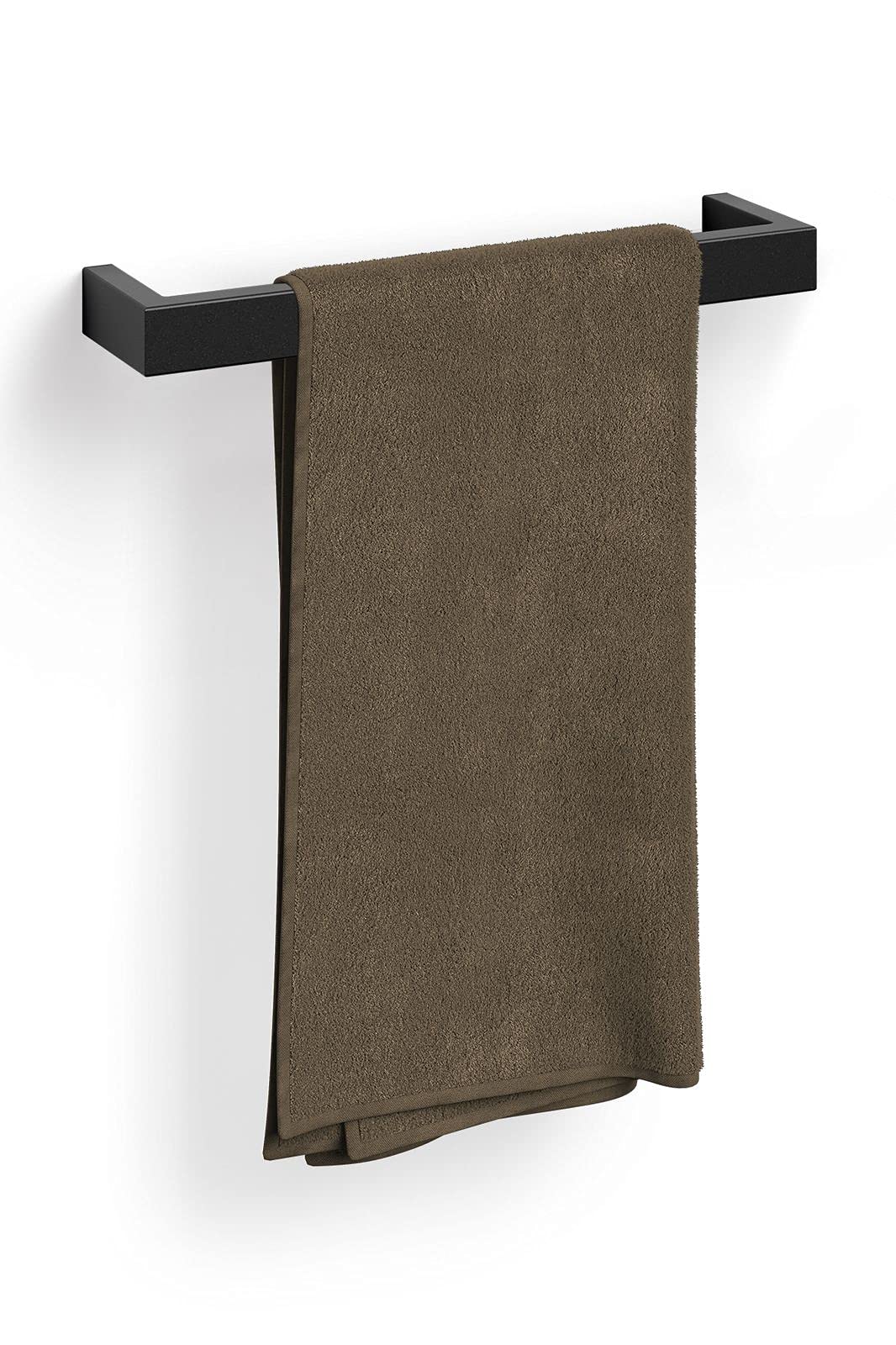 LINEA towel rail, Black wall mount