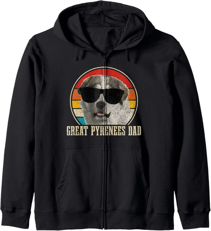 Pyrenäenberghund Vintage Hund Lustig Kapuzenjacke