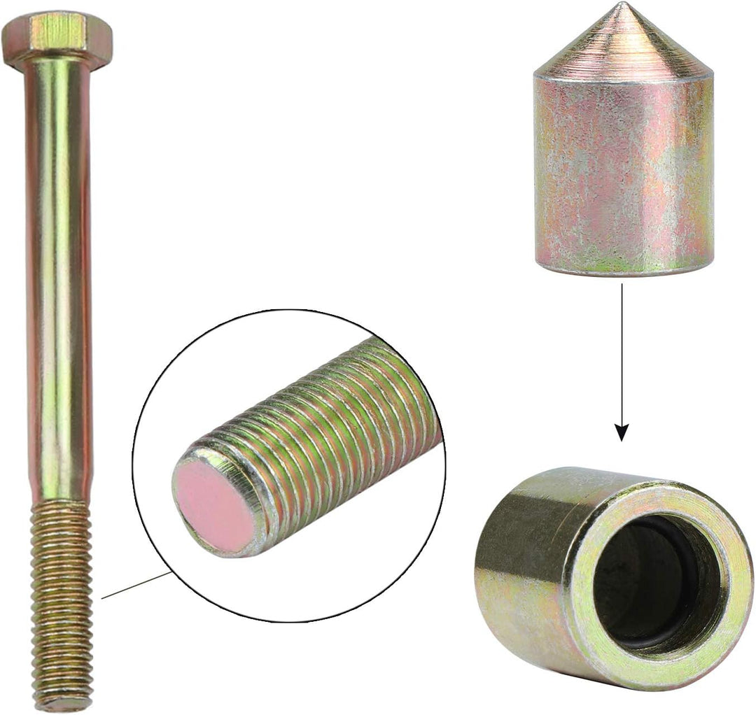 HSEAMALL 13 STÜCKE Lenkrad Abzieher Kit,Polradabzieher Werkzeug,Lagerabzieher Harmonic Balancer