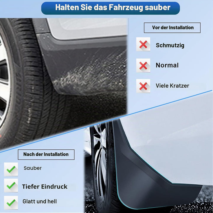 CDEFG Kompatibel mit Toyota C-HR CHR 2016-2021 2022 2023 Schmutzfänger Schlamm spritzwassergeschützt