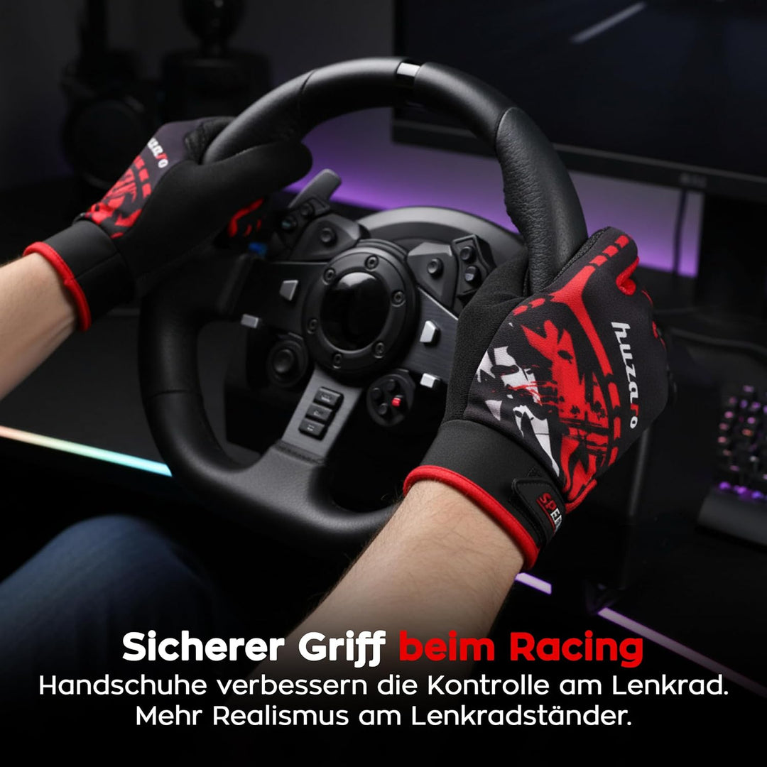 huzaro Speed 4.0 | Lenkradständer für Logitech Thrustmaster Fanatec | Racing Cockpit mit Halterung f