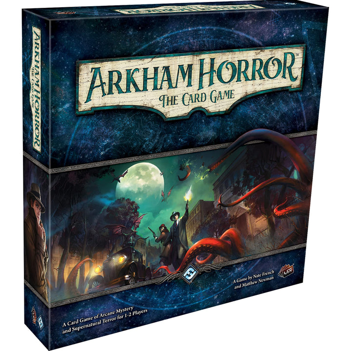 Fantasy Flight Games , Arkham Horror The Card Game , Card Game , Ages 14+ , 1 to 4 Players , 60 to 1