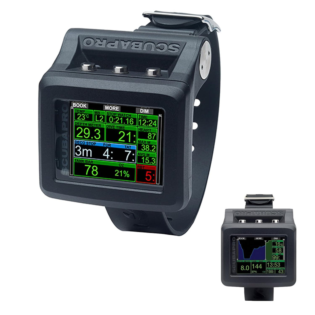 SCUBAPRO Galileo 2 mit LED-Sender und HR-Brustgurt Tauchcomputer