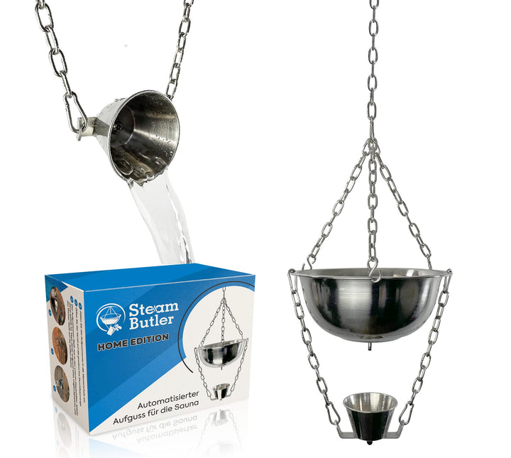 Original Steam Butler Home - Automatischer Aufguss für die Sauna/Heimsauna/Gartensauna - Material: E