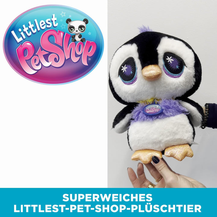 Littlest Pet Shop - Plüschpinguin 25 cm - Littlest Pet Shop LPS Deluxe Pinguin – Niedliche Plüschtie